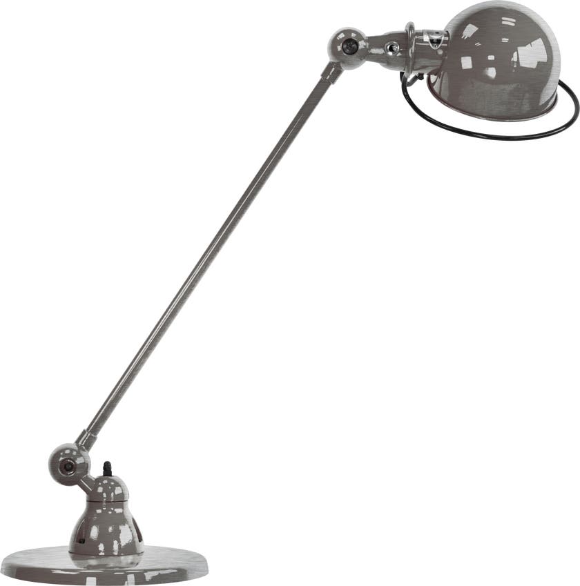 Lampe à poser LOFT D6000 de Jieldé, Acier brossé Lampe à poser LOFT D6000 de Jieldé, Acier brossé