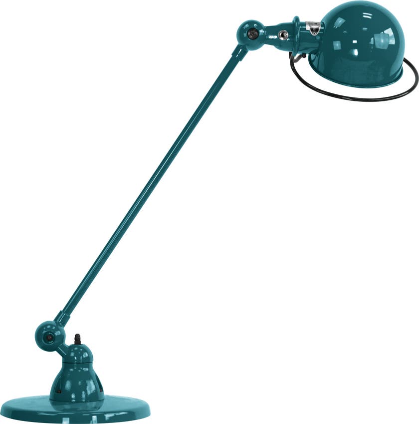Lampe à poser LOFT D6000 de Jieldé, Bleu océan Lampe à poser LOFT D6000 de Jieldé, Bleu océan