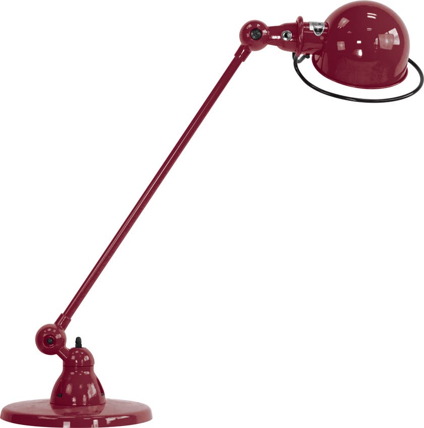 Lampe à poser LOFT D6000 de Jieldé, Bourgogne Lampe à poser LOFT D6000 de Jieldé, Bourgogne