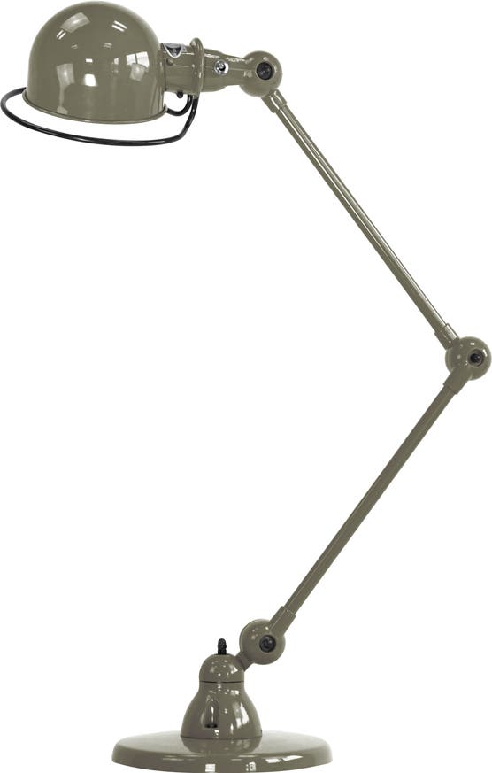 Lampe à poser LOFT D6440 de Jieldé, Kaki gris Lampe à poser LOFT D6440 de Jieldé, Kaki gris