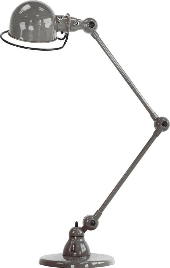 Lampe à poser LOFT D6440 de Jieldé, Acier brossé Lampe à poser LOFT D6440 de Jieldé, Acier brossé
