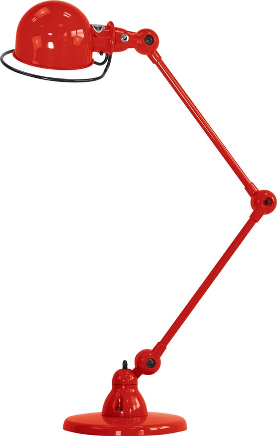 Lampe à poser LOFT D6440 de Jieldé, Rouge Lampe à poser LOFT D6440 de Jieldé, Rouge