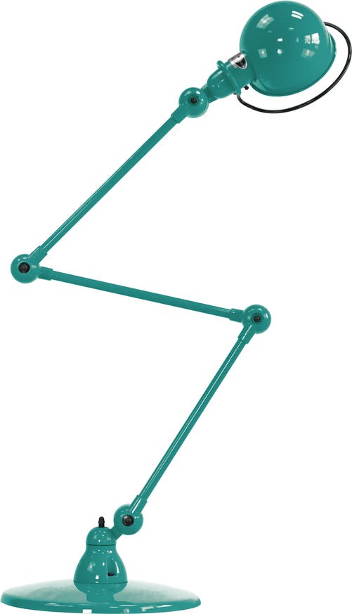 Lampe à poser LOFT D9403 de Jieldé, Bleu d'eau Lampe à poser LOFT D9403 de Jieldé, Bleu d'eau