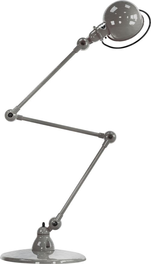 Lampe à poser LOFT D9403 de Jieldé, Acier brossé Lampe à poser LOFT D9403 de Jieldé, Acier brossé