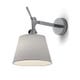 Applique murale TOLOMEO avec diffuseur de Artemide, Ø.32 cm, Satin gris
