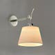 Applique murale TOLOMEO avec diffuseur de Artemide, Ø.18 cm, Parchemin