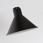 Abat-jour CONIC de GRAS, Classic, Ø.21 cm, Noir / Blanc 