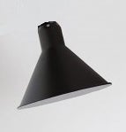 Abat-jour CONIC de GRAS, Classic, Ø.21 cm, Noir / Blanc 