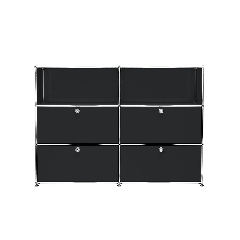 Buffet USM Haller M64, Noir graphite Buffet USM Haller M64, Noir graphite