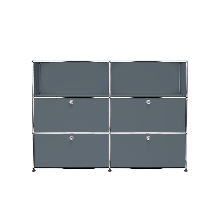 Buffet USM Haller M64, Gris moyen Buffet USM Haller M64, Gris moyen