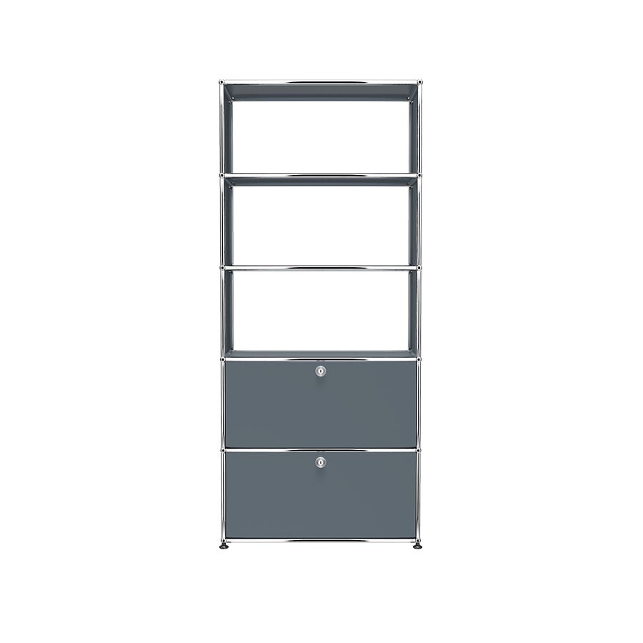 Étagère USM Haller M24, Gris moyen