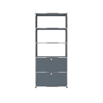Étagère USM Haller M24, Gris moyen