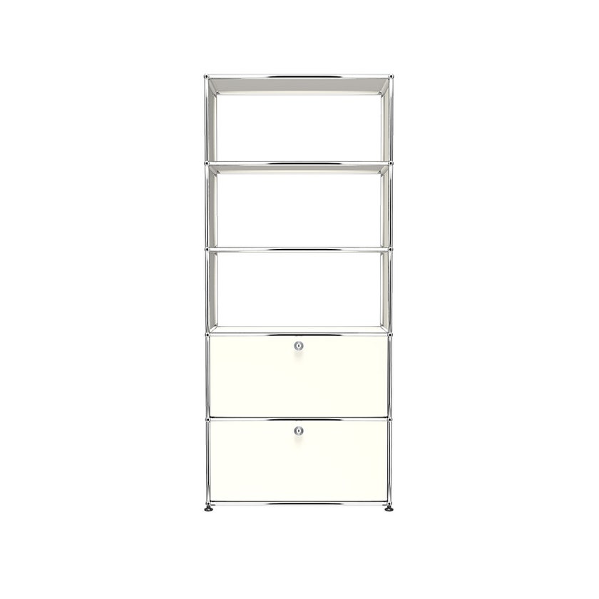 Étagère USM Haller M24, Blanc pur Étagère USM Haller M24, Blanc pur