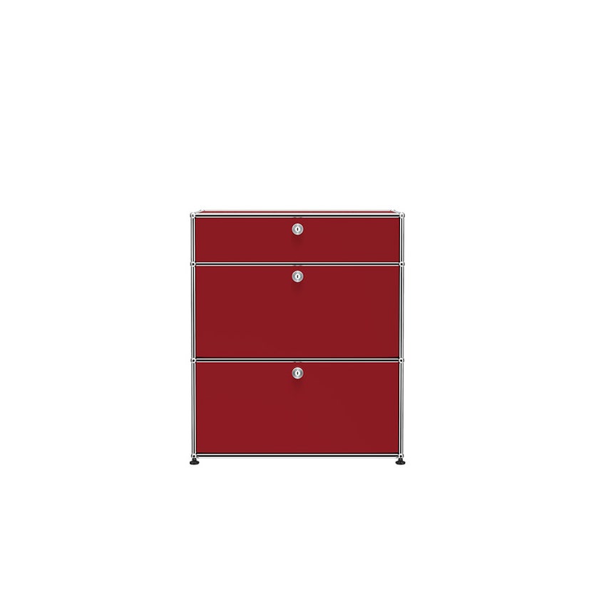 Buffet USM Haller M25, Rouge rubis Buffet USM Haller M25, Rouge rubis
