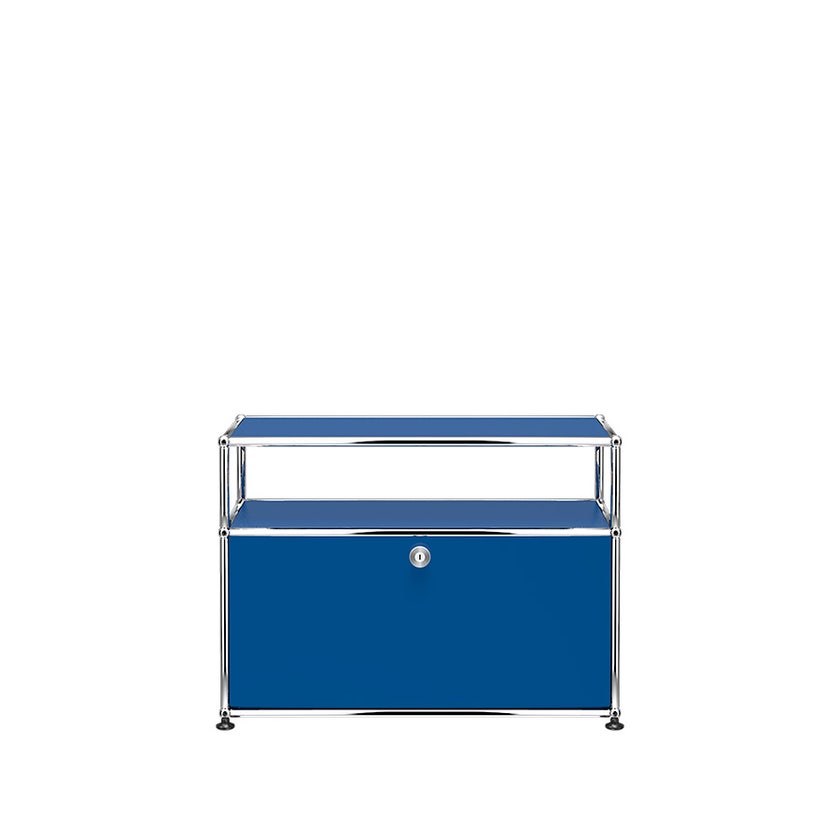 Petit meuble de rangement USM Haller O1, Bleu gentiane Petit meuble de rangement USM Haller O1, Bleu gentiane
