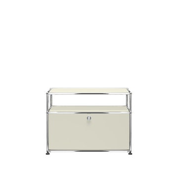 Petit meuble de rangement USM Haller O1, Gris clair