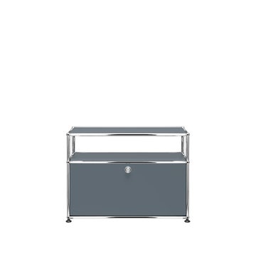 Petit meuble de rangement USM Haller O1, Gris moyen