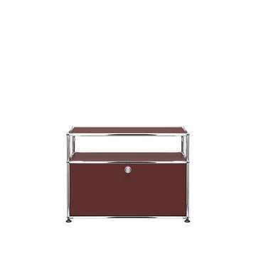 Petit meuble de rangement USM Haller O1, Marron USM