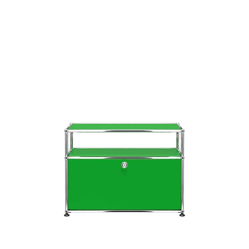 Petit meuble de rangement USM Haller O1, Vert USM Petit meuble de rangement USM Haller O1, Vert USM