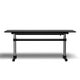 Bureau réglable en hauteur KITOS M, Linoleum nero