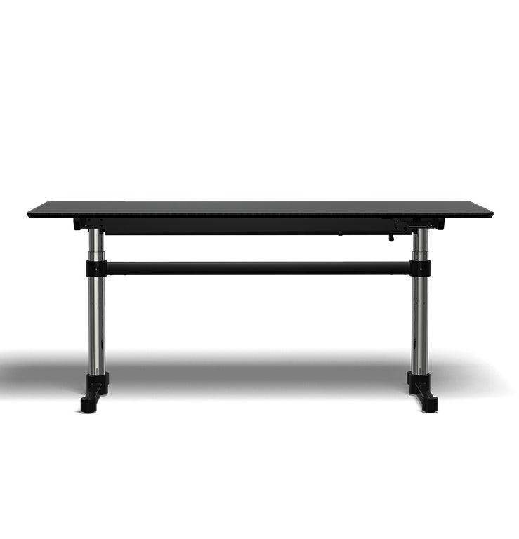 Table USM Kitos M, Linoleum nero