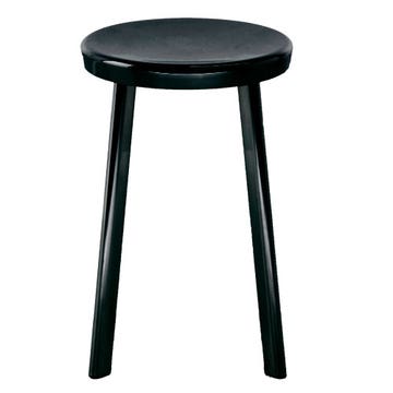 TABOURET BAS DEJA-VU, Noir de MAGIS