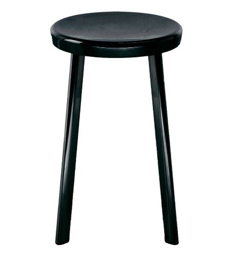TABOURET BAS DEJA-VU, Noir de MAGIS