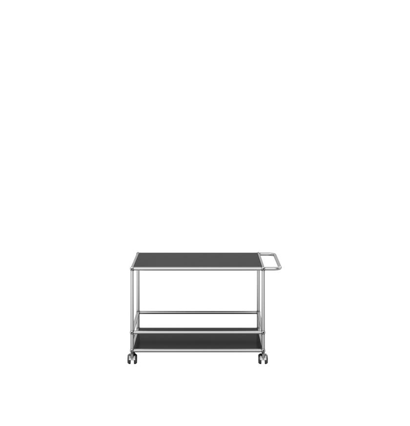 Desserte USM Haller L, Noir graphite