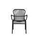 Chaise de table LOOP, Noir
