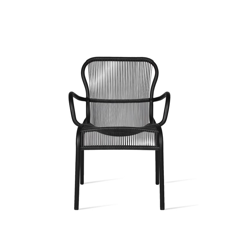 Chaise de table LOOP de Vincent Sheppard, Noir Chaise de table LOOP de Vincent Sheppard, Noir