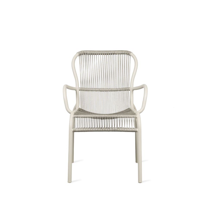 Chaise de table LOOP de Vincent Sheppard, Dune white Chaise de table LOOP de Vincent Sheppard, Dune white