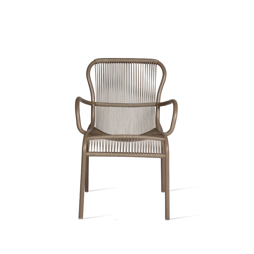 Chaise de table LOOP de Vincent Sheppard, Taupe Chaise de table LOOP de Vincent Sheppard, Taupe
