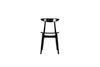 Fauteuil de table TEO, Assise simili cuir Black, Piètement hêtre massif Nearly black C005 Fauteuil de table TEO, Assise simili cuir Black, Piètement hêtre massif Nearly black C005