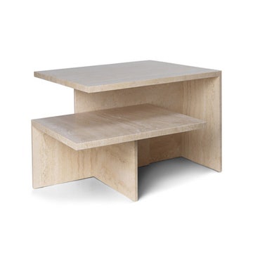 Duo de tables basses Distinct Grande L: 133 x H: 35 x l: 70 cm