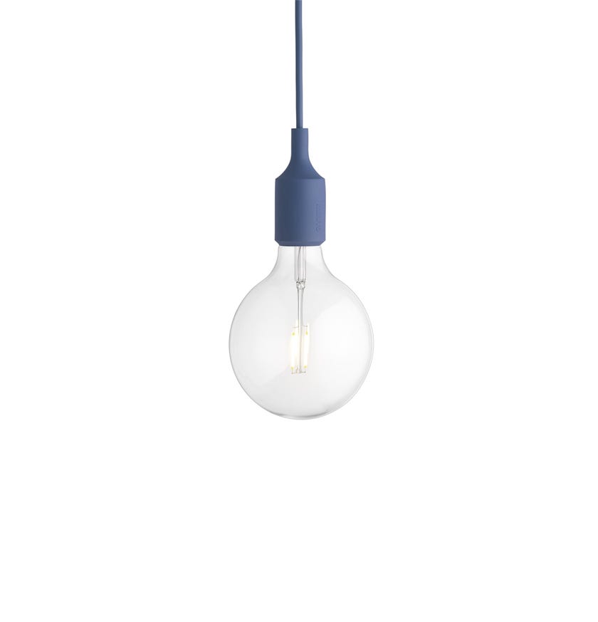 Suspension E27 de Muuto, Bleu pâle