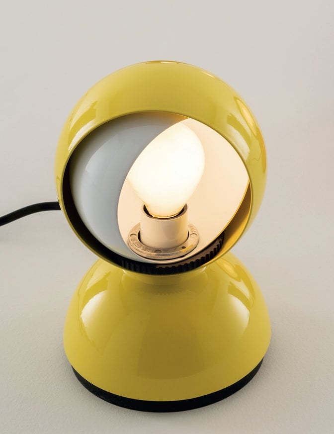 Lampe ECLISSE de Artemide, Jaune Lampe ECLISSE de Artemide, Jaune