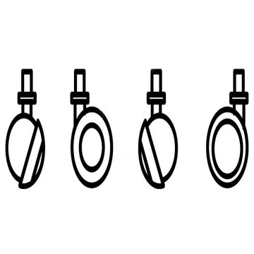 Jeu de 4 roulettes pour meuble Componibili de Kartell