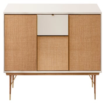 Buffet ENFILADE CAPRI fibre naturelle de Red Edition, Ivoire