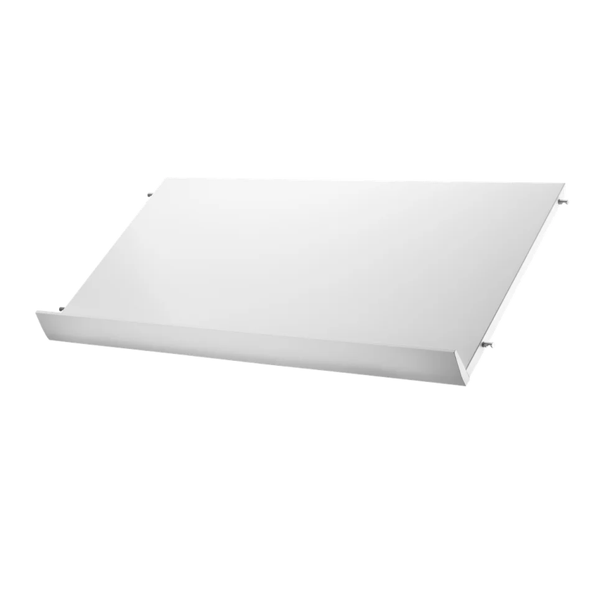 Étagère à revues de String, 78 x 30 cm, Bois massif, White Étagère à revues de String, 78 x 30 cm, Bois massif, White