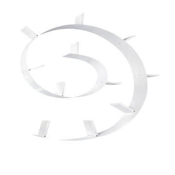 Etagère BOOKWORM de Kartell, Blanc, L.520 X H.19 X P.20