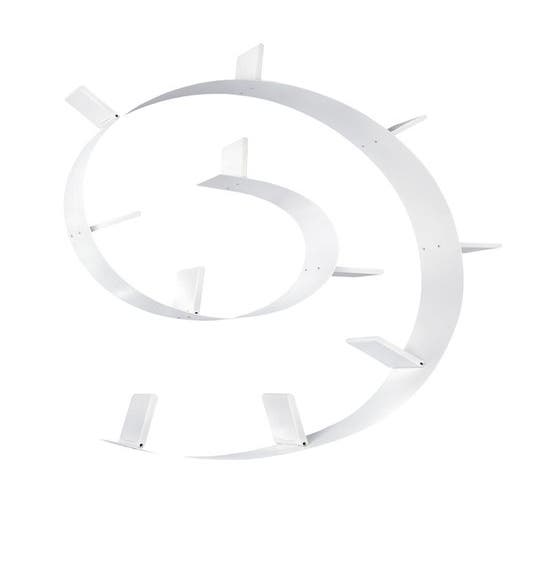 Etagère BOOKWORM de Kartell, Blanc, L.520 X H.19 X P.20