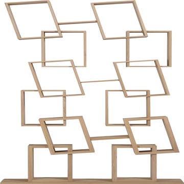 Étagère KAO, Double, Chêne