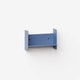 Etagère murale PLI en acier - 30 x 15 cm - Bleu Roche