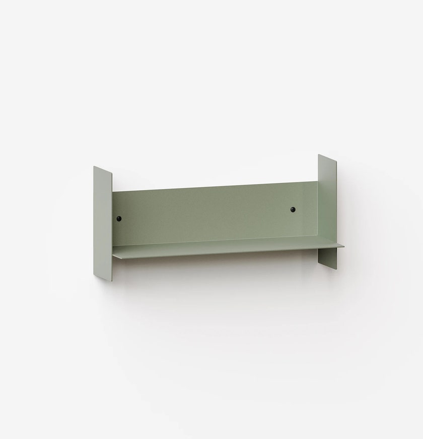 Etagère murale PLI en acier - 45 x 15 cm - Gris Eucalyptus