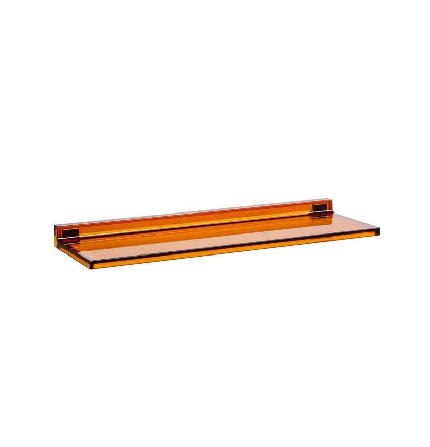 Etagère murale transparente SHELFISH de Kartell, Ambre