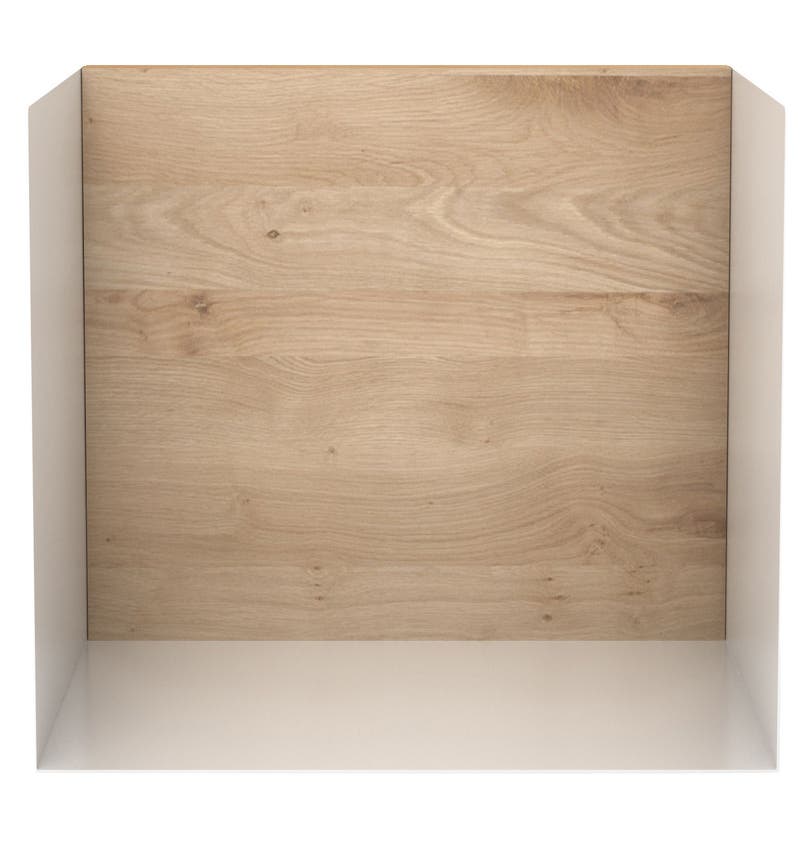 Étagère murale U d'Ethnicraft, Medium, Blanc