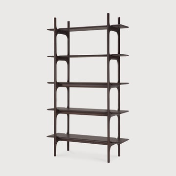 Etagère PI - acajou vernis - brun foncé