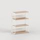 Etagère UNIT - H110 x L84cm - bois éco-certifié - Blanc Crème