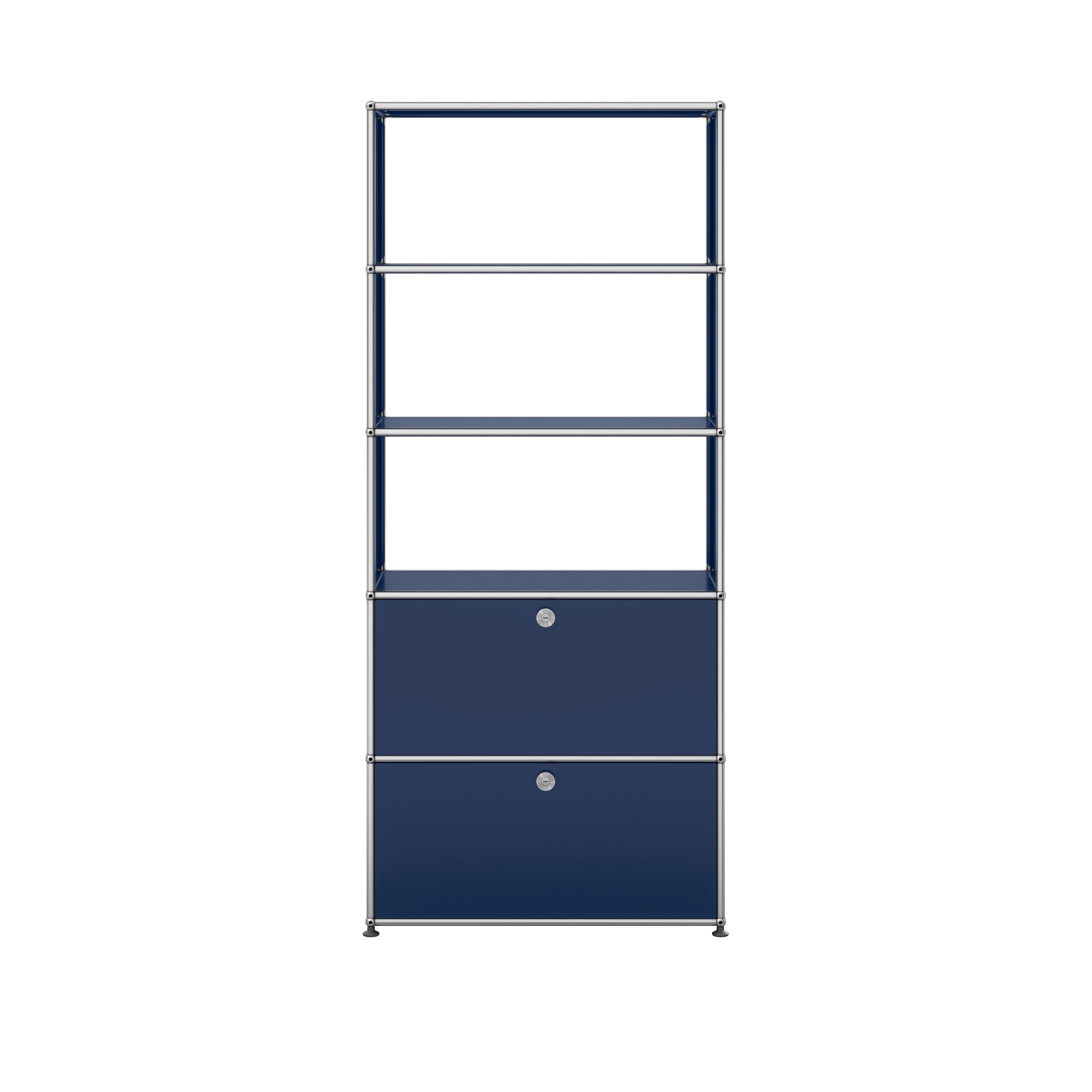 Étagère USM Haller M24, Bleu acier