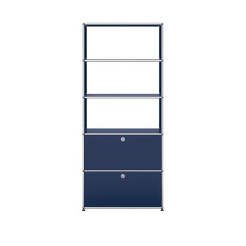 Étagère USM Haller M24, Bleu acier